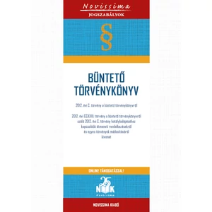 BÜNTETŐ TÖRVÉNYKÖNYV - 2025. szeptember 19.