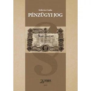 Dr. Szilovics Csaba: Pénzügyi jog