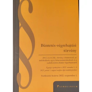 Büntetés-végrehajtási törvény