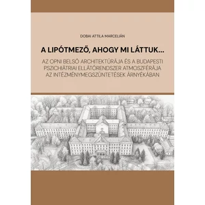 Dobai Attila Marcelián : A Lipótmező, ahogy mi láttuk...- Az OPNI belső architektúrája és a budapesti pszichiátriai ellátórendszer atmoszférája az intézménymegszüntetések árnyékában